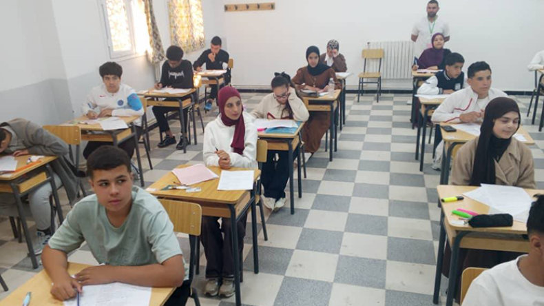 Algerian Middle School Exam Day Two Marked by Math Difficulty and Heat