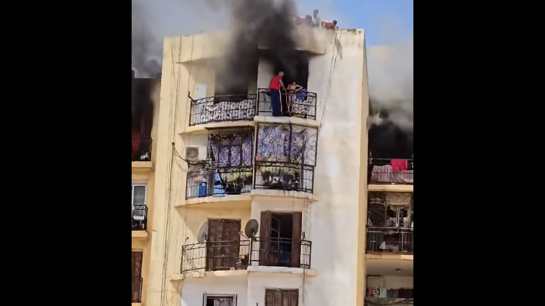 Heroic Rescue at Oran Airport: Young Man Praised for Saving Children from Fire