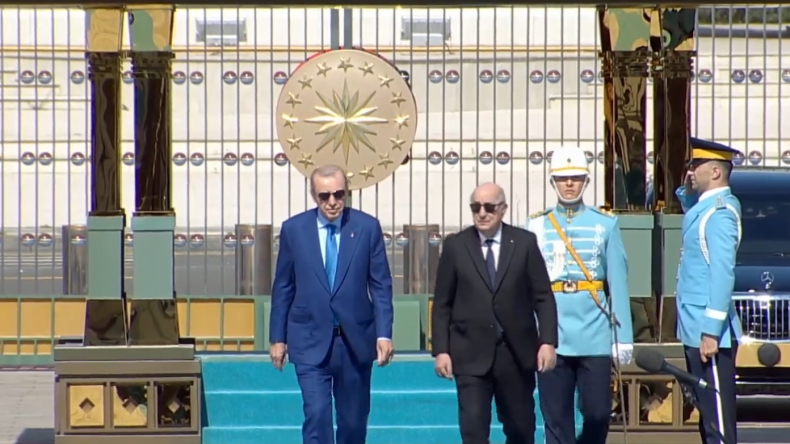 Algerian President Tebboune Arrives in Turkey for Official Reception