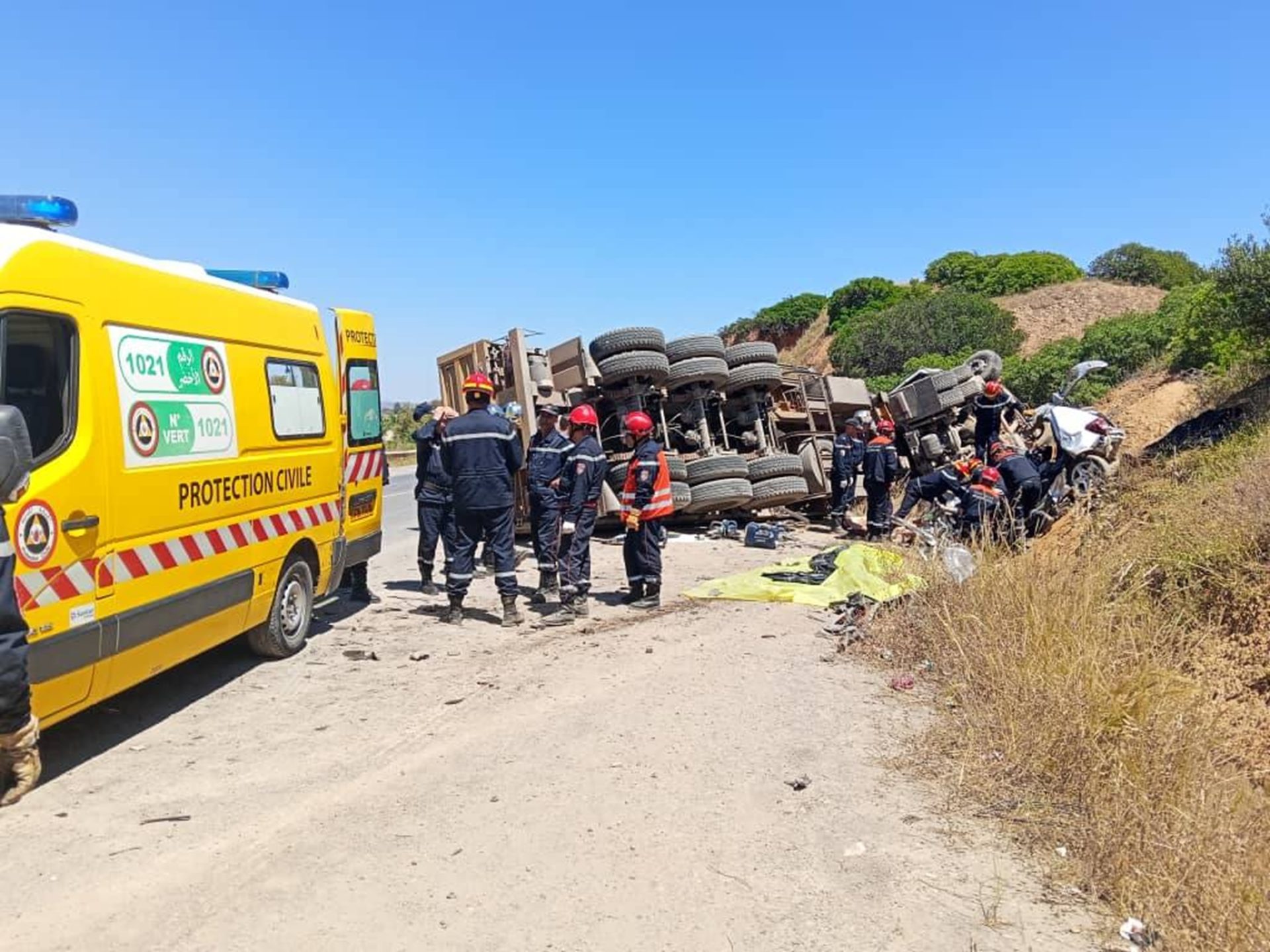 Three Dead, Eight Injured in Bouira Traffic Accidents