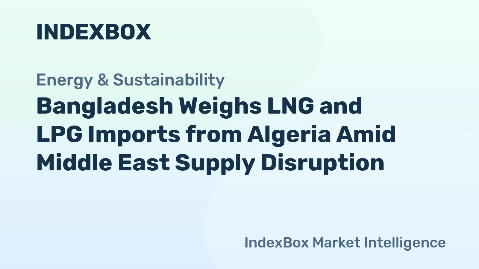 Bangladesh Eyes Algerian Energy Imports to Secure Supply
