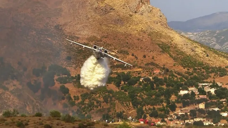 Algerian Army Deploys to Combat Forest Fires in Fifth Military Region