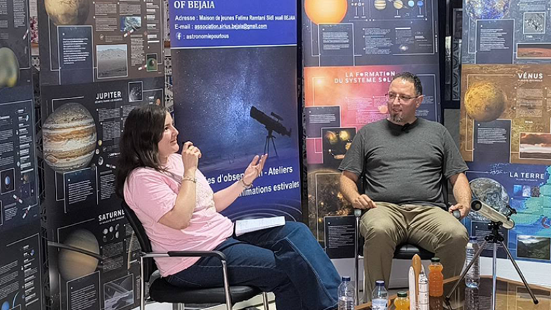NASA Engineer Karim Bouchoucha Discusses Artemis Communications in Bejaia