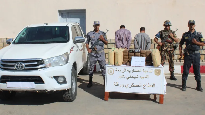 Algerian Forces Dismantle Cross-Border Drug Networks, Seize Over 7 Quintals