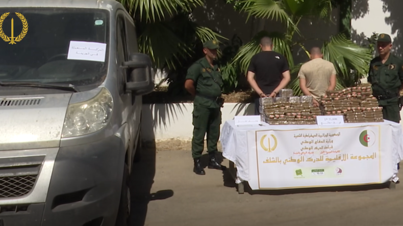 Chlef Gendarmerie Seizes 71kg Cannabis, Foils Trafficking Network