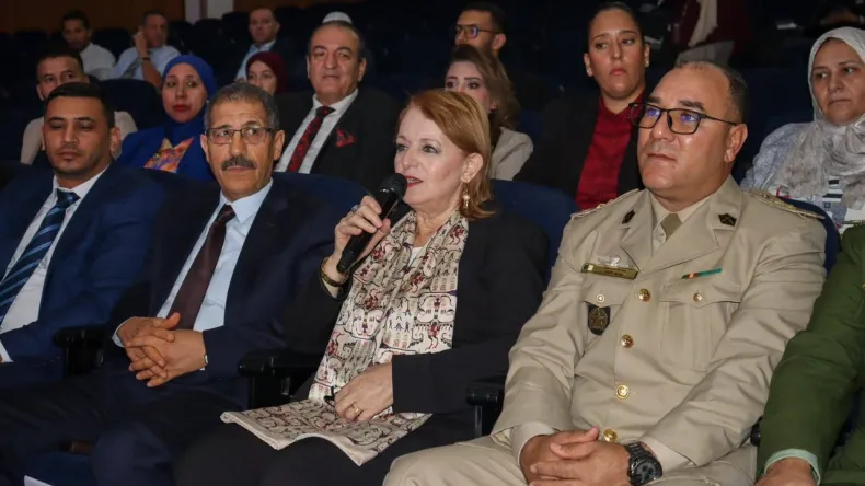 جانب من زيارة الوزيرة