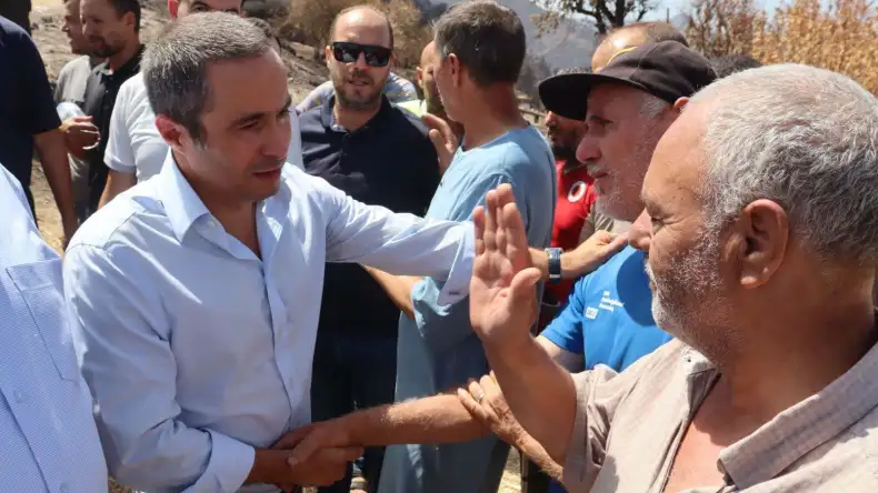 Minister Pledges Full Support for Jijel Fire Victims