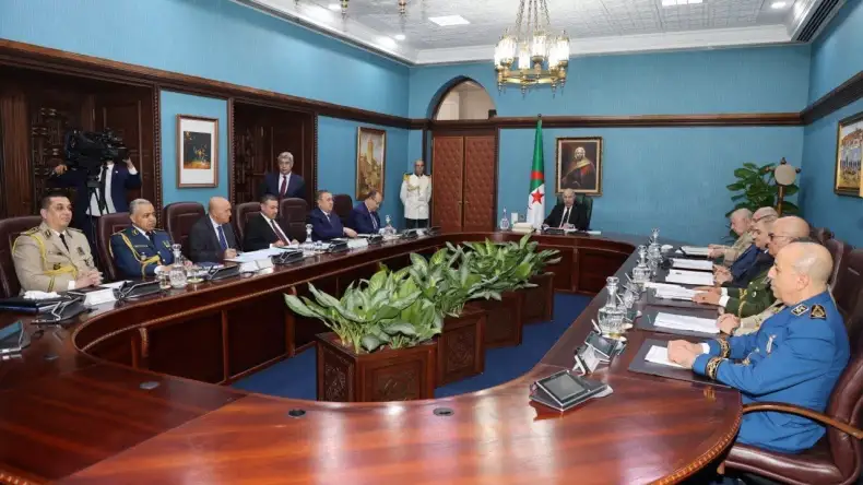 President Tebboune Chairs Supreme Security Council Meeting